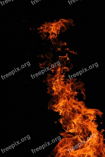 Fire Flame Hot Burning Free Photos