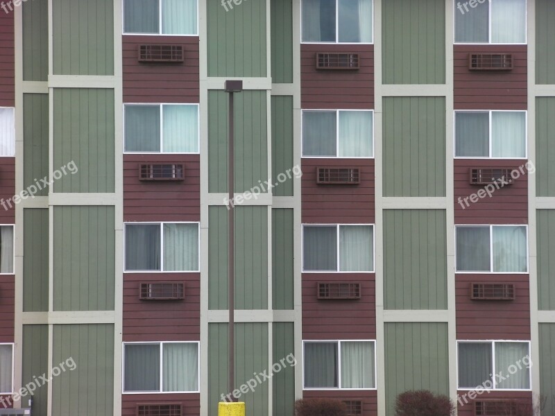 Windows Apartments Exterior Building Modern