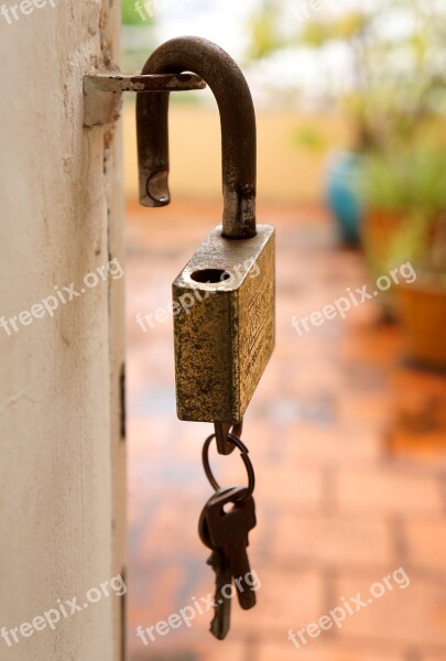 Locks Rust Time The Key Free Photos