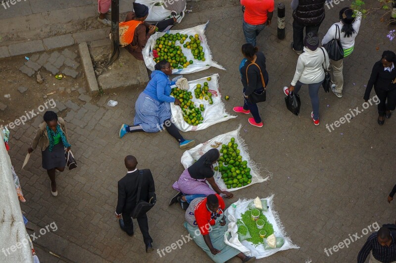 Hawkers Hawker Fruits Traders Street Vendors