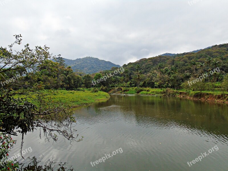 Lake Nature Rio Forest Mountains