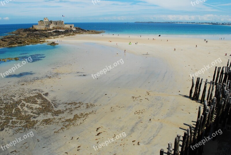 Saint-malo Sea France Free Photos