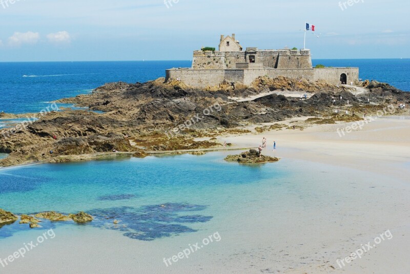 Saint-malo Sea France Free Photos