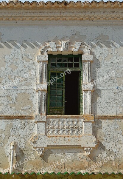 Old Window Window Balcony Old Abandoned Architecture