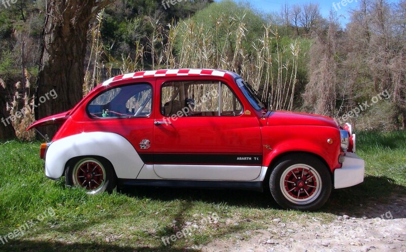 Seat Six Hundred Red Abarth Classic