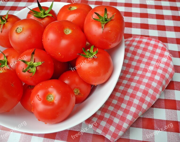 Tomatoes Vegetables Food Red Organic Vegetables