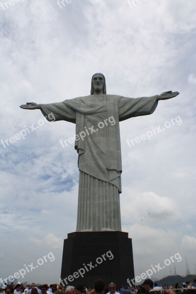 Brazil Christ The Redeemer Tourist Attraction Free Photos