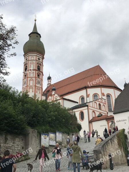 Monastery Andechs Monastery Andechs Monks Church