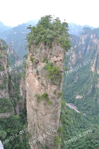 Zhangjiajie Mountain The Scenery Free Photos