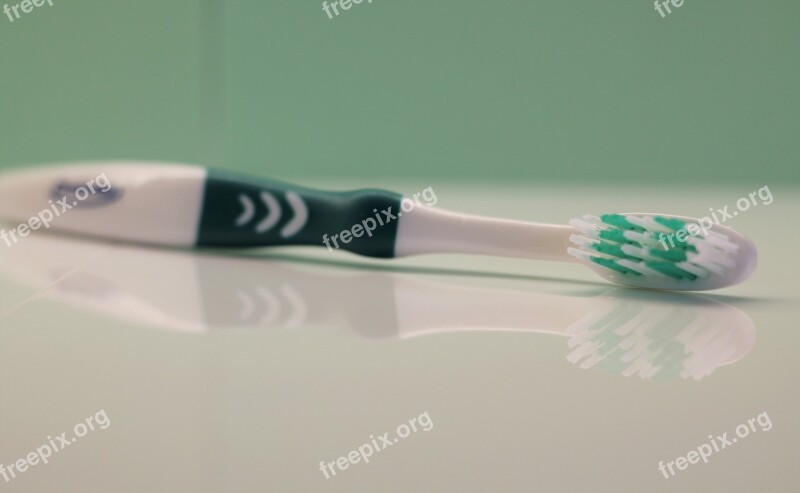 Toothbrush Green Hygiene Dental Brush