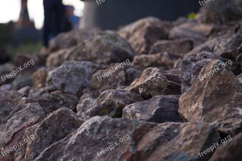 Stone Stones Closeup Brown Moscow