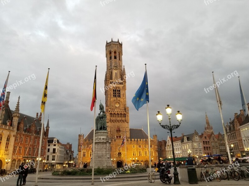 Bruges Brugges Belgium Europe Architecture