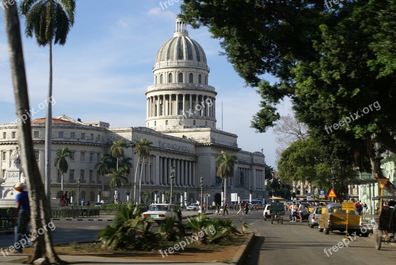 Cuba Havana Capitol Free Photos