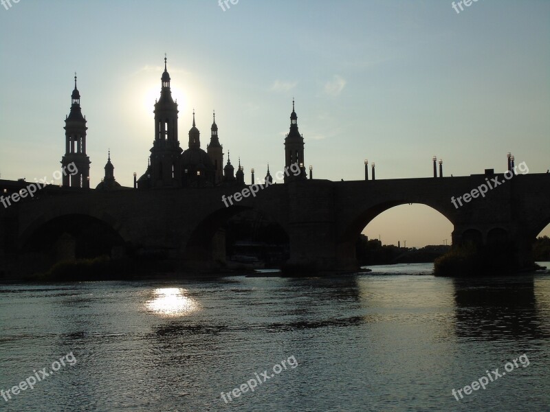 Pillar River Water Bridge City