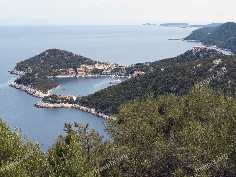 Lastovo Croatia Landscape Adriatic Natural