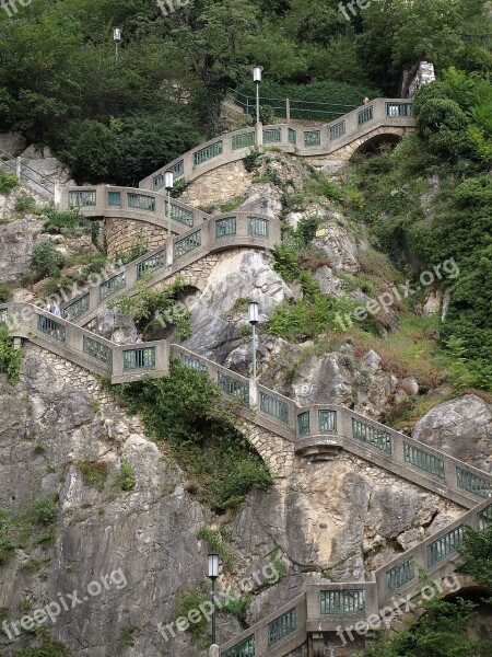 Graz Austria Schlossberg Stairs Free Photos