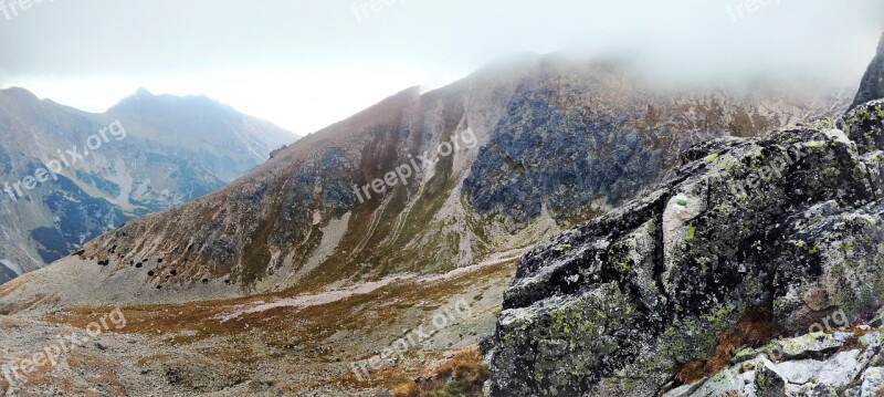 Slovakia Tatras High Tatras Rocks Mountains