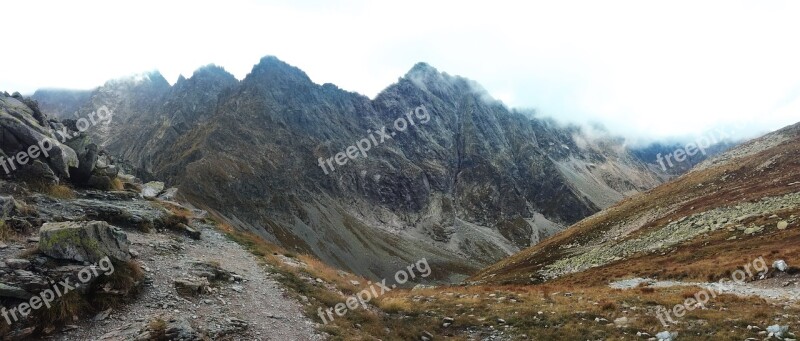 Slovakia Tatras High Tatras Rocks Mountains