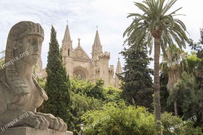 Mallorca Palma Cathedral Palma De Mallorca Architecture