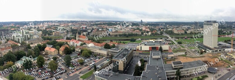 Vilnius City Lithuania Europe Architecture