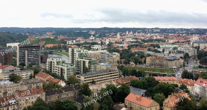 City Vilnius Capital Europe Lithuania