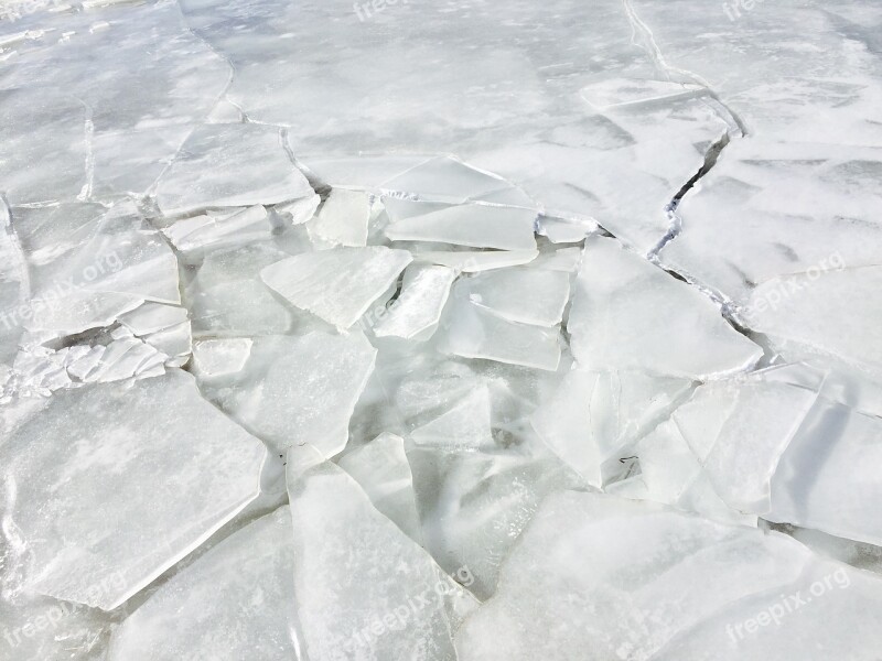 Ice Winter Ground Qinghai Free Photos