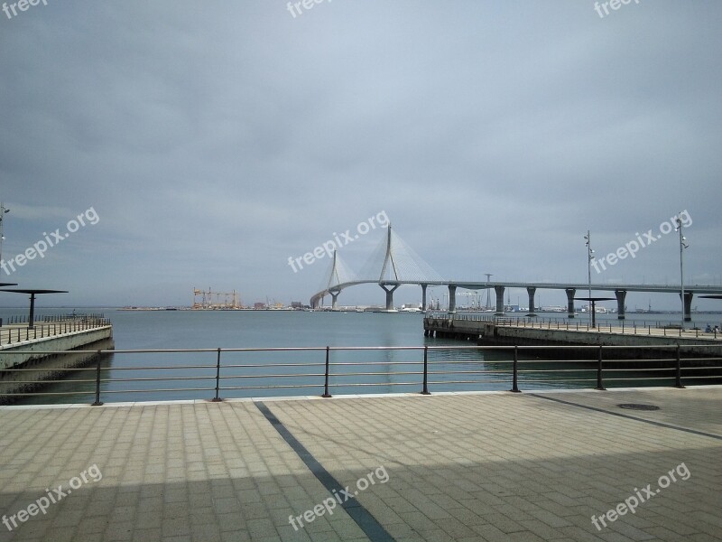 Bridge La Pepa Bridge Cadiz Free Photos