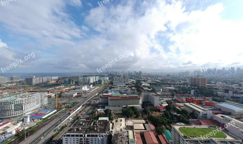 Manila Skyline Panorama Free Photos