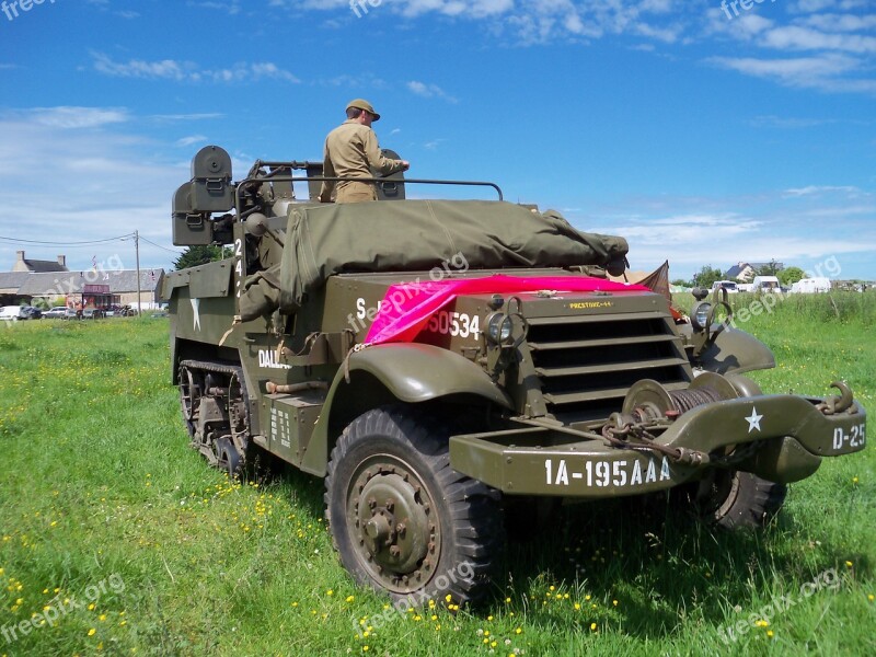 Field The American Military The Landing In Normandy Anniversary Landing Military Vehicles Free Photos