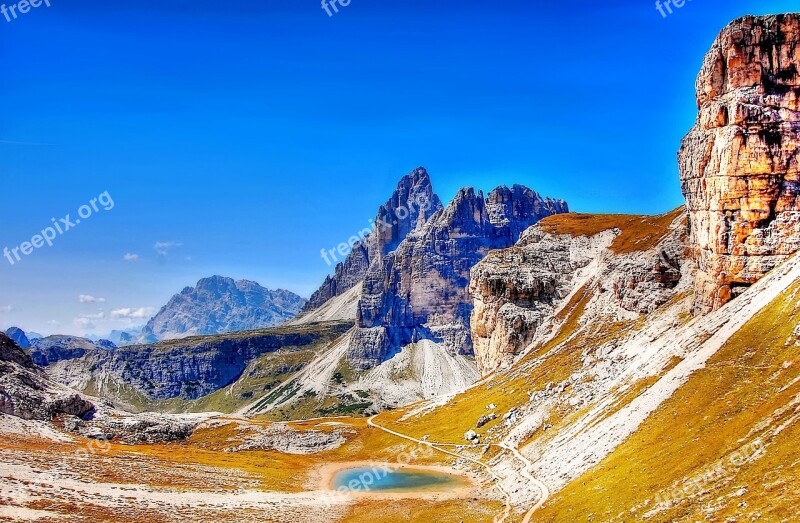 Dolomites Sesto Sexten Dolomites Italy Mountains