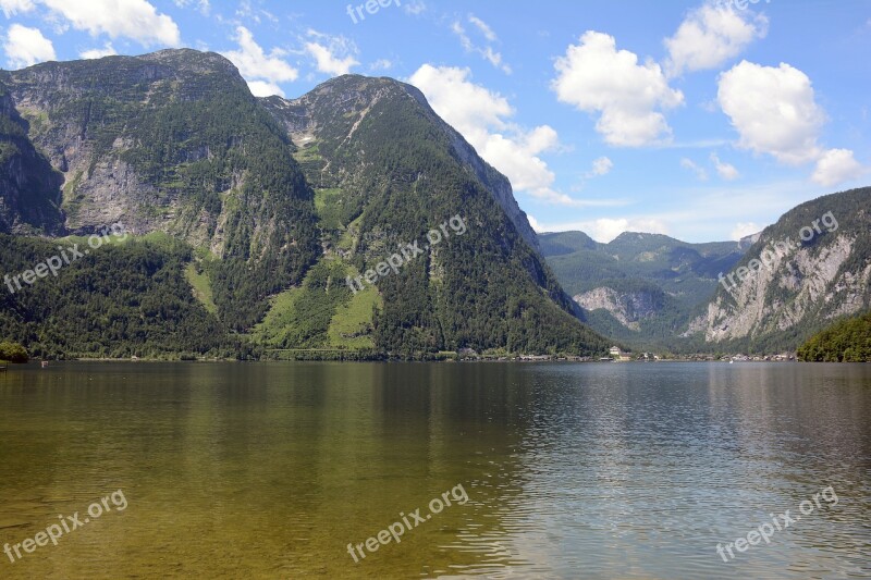 Austrian Lakes Alps Nature Mountain