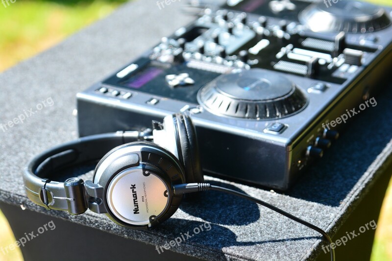 Dj Headphones Mixer Free Photos