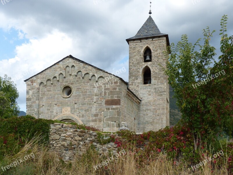 Romanesque Church L'assumpció Of Cóll Pallars Sobirà Heritage Romanesque Art