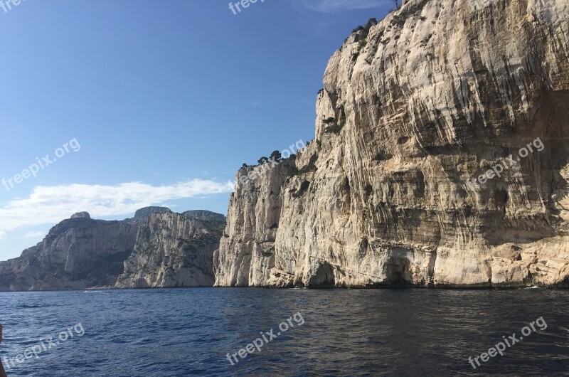 Cove Mediterranean Sea Blue Marseille