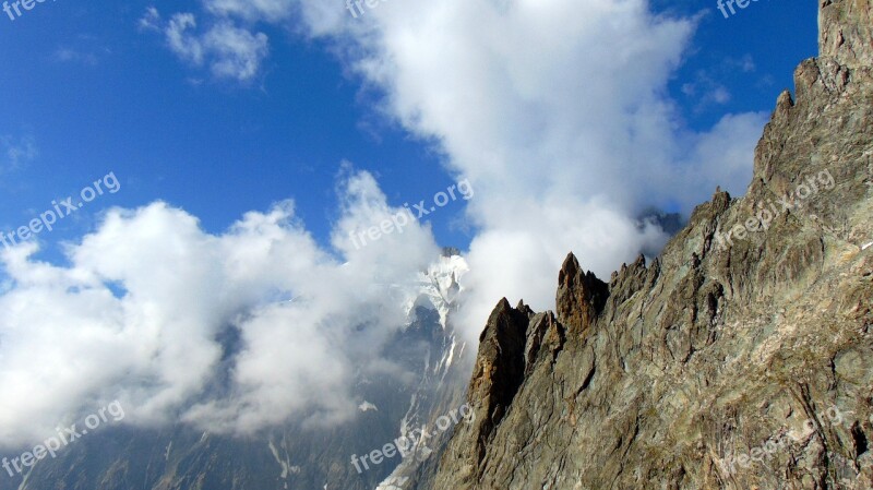 Alps Matterhorn Nature Mountains Climbing