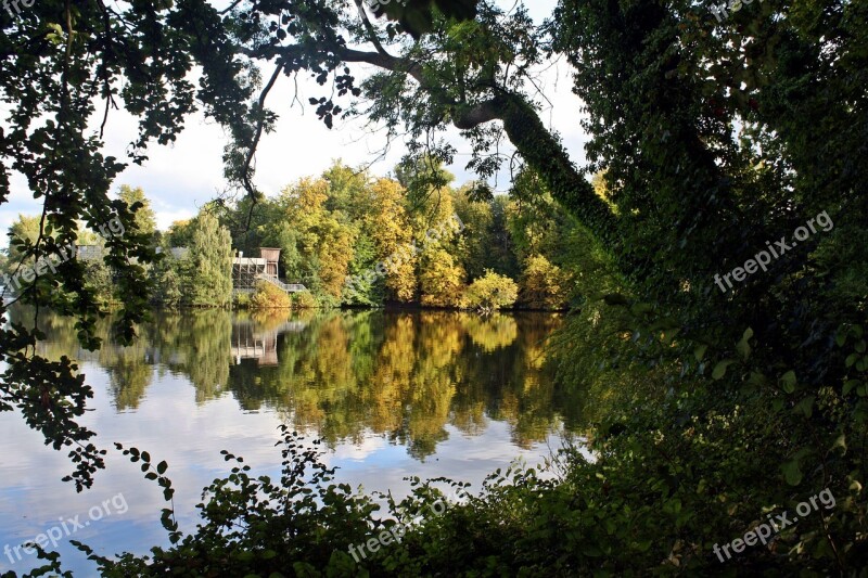 Eutin Holstein Switzerland Autumn Colours Lake Chillout