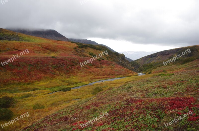 Mountain Tundra Mountains Ranges Vertices Volcano