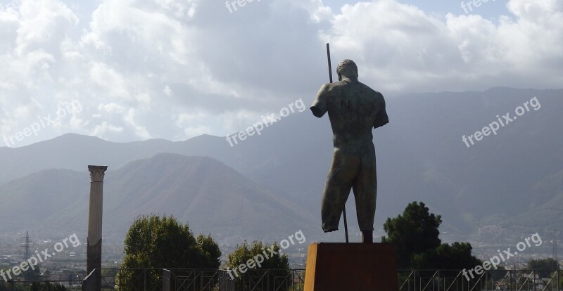 Pompeii Vesuvies Roman Monument Archaeological