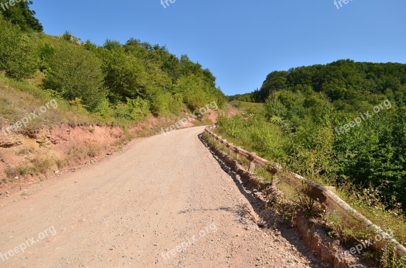 Crimea Mountain Road Road Mountains Free Photos