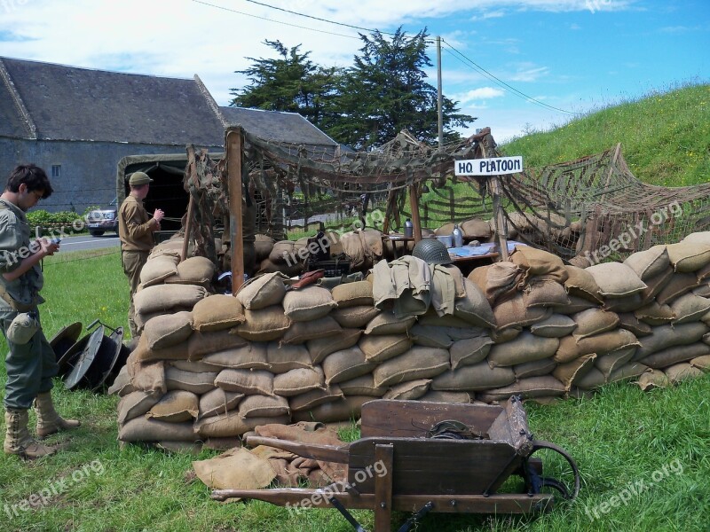 Field American Second War Landing Normandy Free Photos