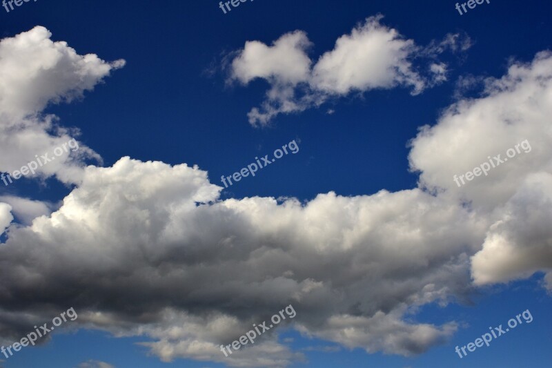 Clouds Sky Behind Blue Clouds Form