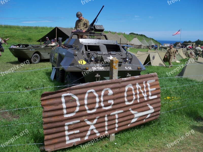 Normandy Omaha Beach Landing Dday Field American