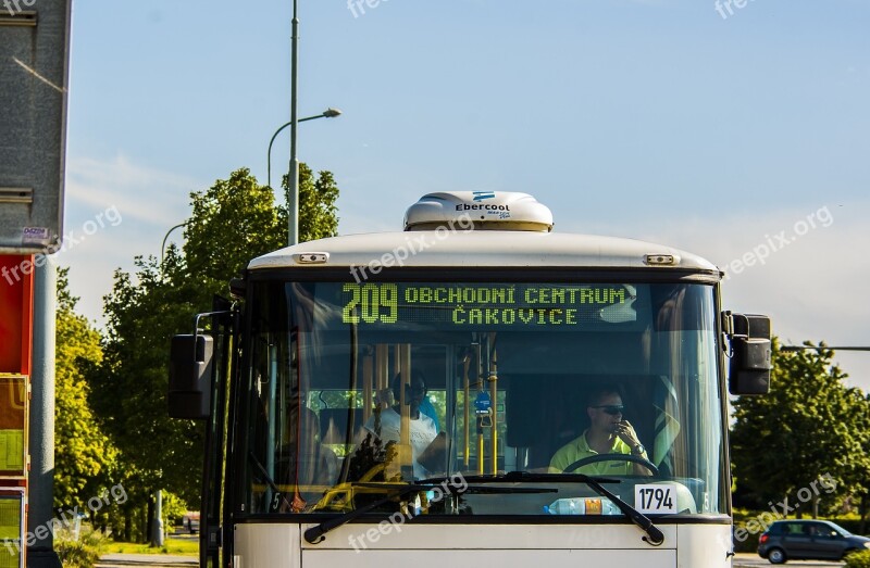 Letňany Bus Prague 209 Business Center Cakovice