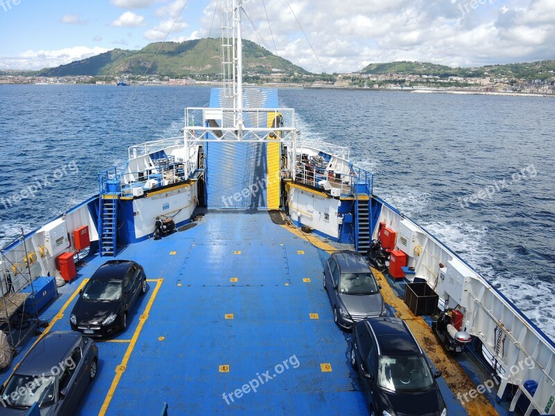 Ischia Ferry Mediterranean Free Photos