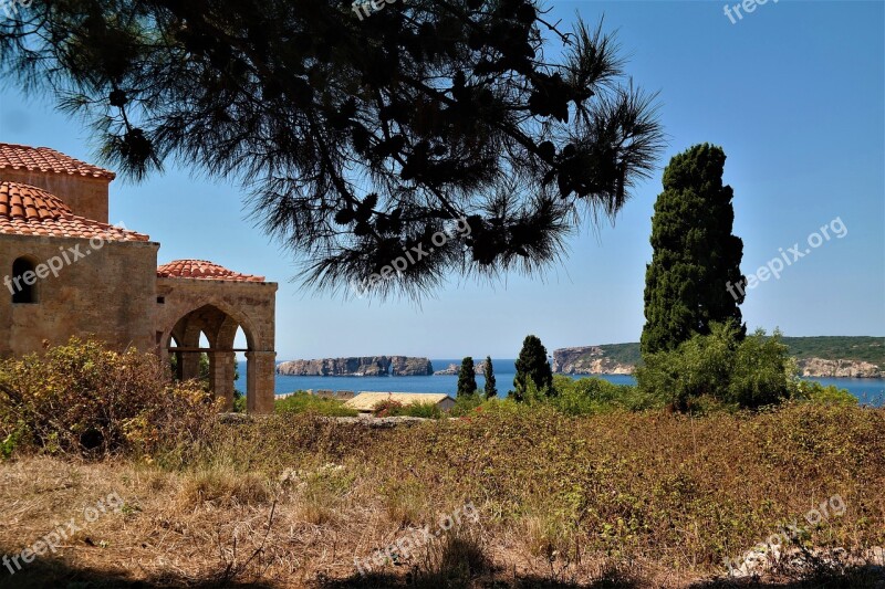 Church Sea View Places Of Interest Castle Greece