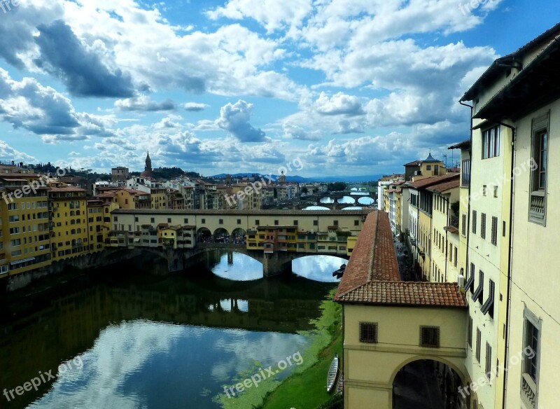 Florence Italy Bridge Architecture City