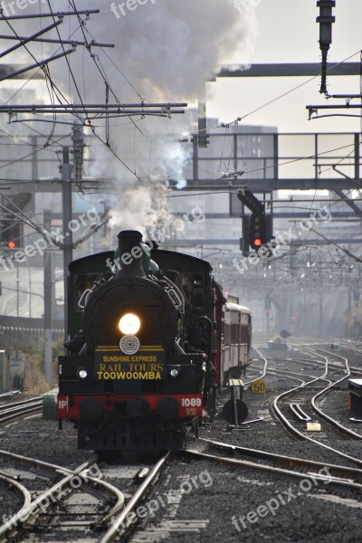 Brisbane Train Steam Travel Australia