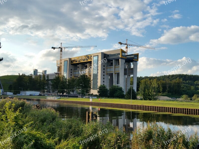 Boat Lift Niederfinow Brandenburg New Free Photos