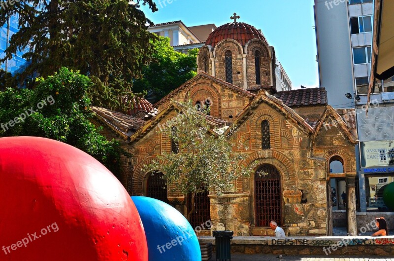 Greece Athena Culture Churches Ancient