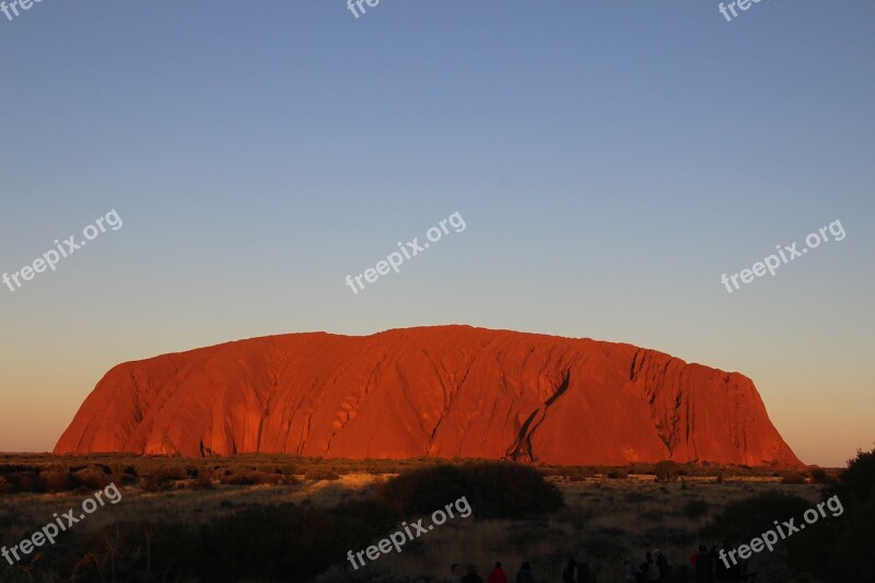 Uluru Ayers Rock Australia Outback